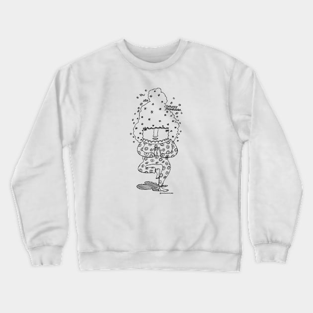 Definitely remarkable Crewneck Sweatshirt by New Face Every Day